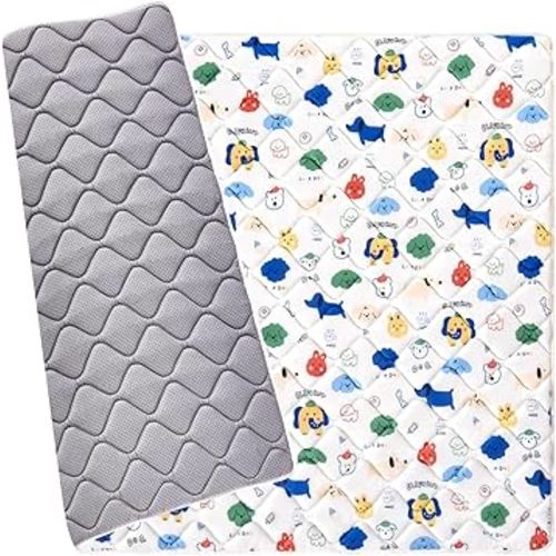 Tapis de jeu pliable en mousse inodore de qualité supérieure pour bébé, 127 x 127 cm, extra large et épais pour bébés, tout-petits, nourrissons, tapis doux pour bébé pour le sol, le jeu et le ventre