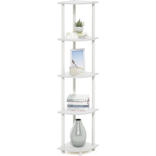 Turn-N-Tube Corner Shelf | White