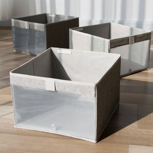 Rebrilliant Fabric Decorative Bin (Set of 3)