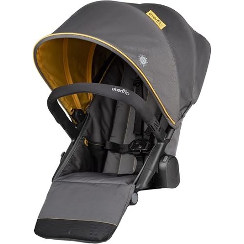 Evenflo Pivot Xplore Stroller Wagon Second Seat, Adventurer Gray