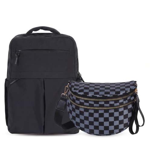 The Pack & Sling Duo — Mini Backpack + FREE Crossbody | Emmafy