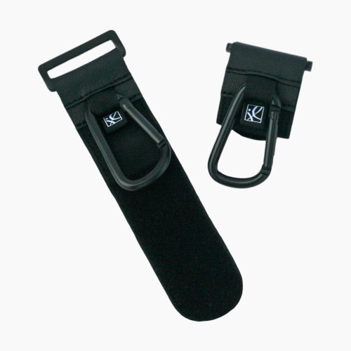 JL Childress Clip 'N Carry Stroller Hooks (2 Pack) - Black