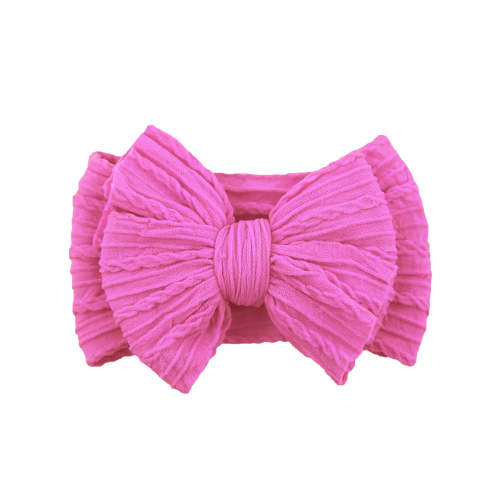 Cable Bow, Fuchsia