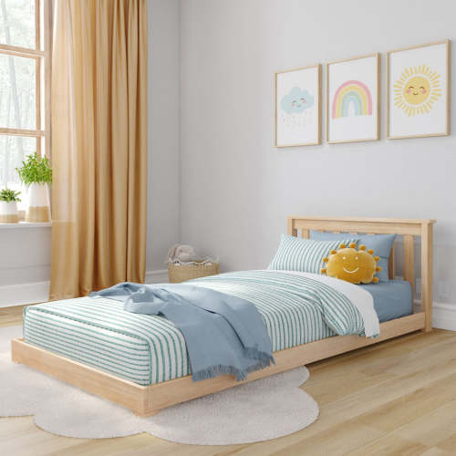 Classic Twin Floor Bed