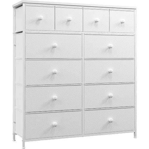 Romorgniz Dresser for Bedroom,12 Drawer Tall Dresser for Space Saving