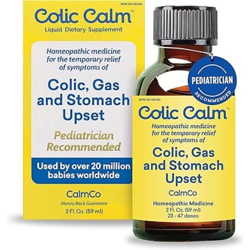 Colic Calm Alternative Gripe Water for Babies - Infant Gas Drops for Newborns, Colic and Upset Stomach Relief, Safe & Gentle, Gluten Free, Baby Essentials for Digestive Health, 2 fl oz (Pack of 1)