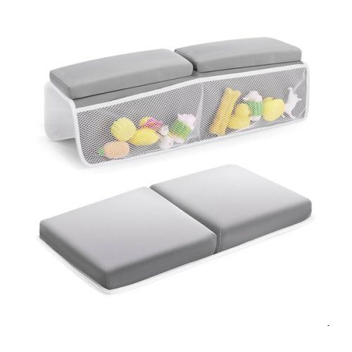 Baby Bath Kneeler and Elbow Rest Pad Set, Bathtub Kneeling Pad, Baby Accessories for Bath, Relieve Your Knees and Elbows