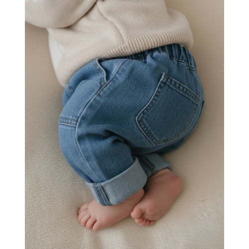 Denim Pants - Mid Blue – Petit Filippe