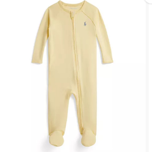 Baby Boys' Interlock Footed Coverall