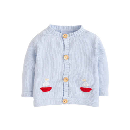 3-6 Month: Sailboat Crochet Sweater