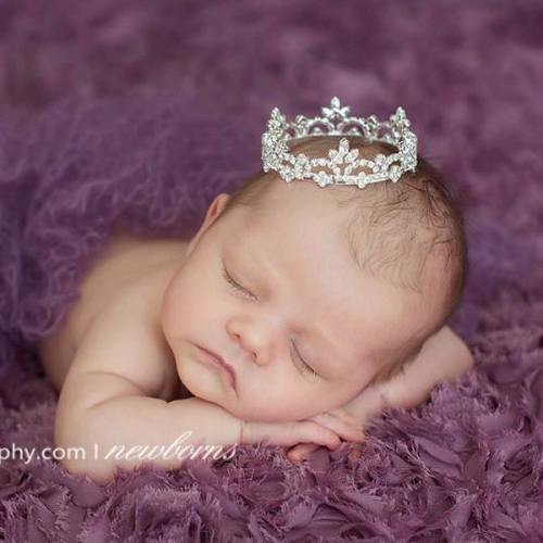 newborn crown photo prop baby girl crown tiara baby shower gift photography prop baby crown Newborn Crown gift newborn crown prop Malaina