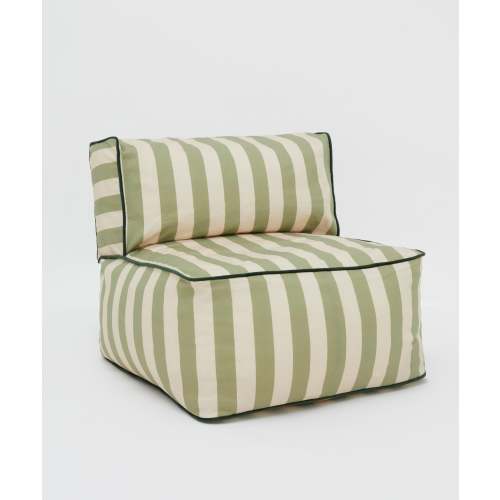 Striped Toddler Lounger – Green
