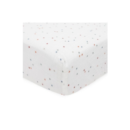 Cotton Muslin Crib Sheet, One Size