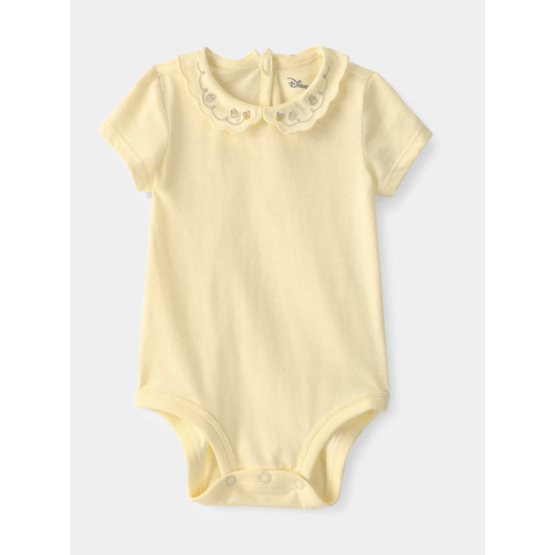 Baby Girl Disney© Winnie the Pooh Embroidered Scalloped Collar Bodysuit - Yellow - OshKosh B'gosh | Carter's