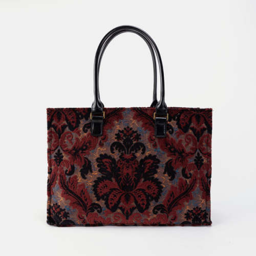 Burnout Velvet Revival Sephia Laptop Work Tote