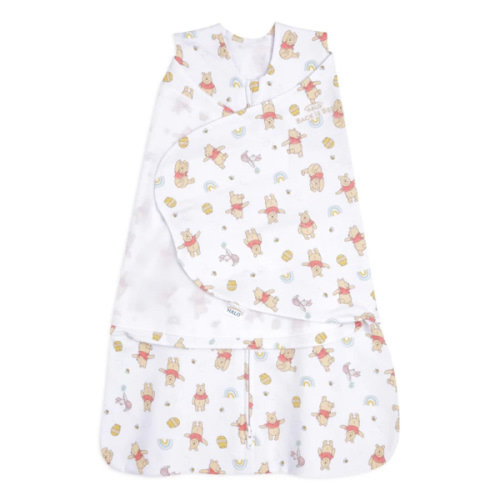 100% Cotton Baby Swaddle Winnie the Pooh Rainbows | Newborn | HALO US