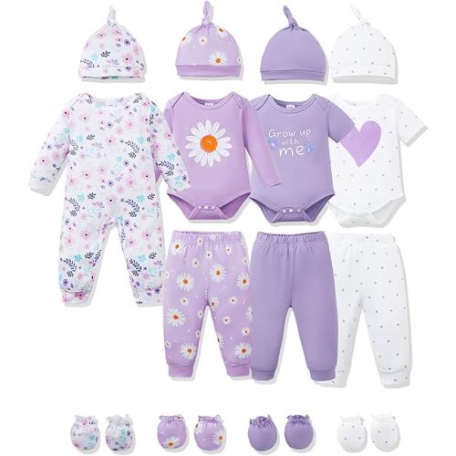 Preemie Newborn Baby Boy Clothes Infant Clothing Romper Pant Outfits Set Layette Essentials 19 Pieces 0 3 6 12 Months