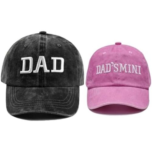 Cotton Mom and Dad Hats Adjustable