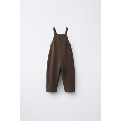 SOFT TOUCH OVERALLS - Brown | ZARA United States