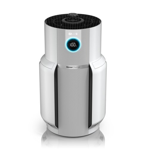 Shark NeverChange MAX, 5Year Filter Life, Odor Neutralizer 5 -Speed White True HEPA Air Purifier (Covers: 1400-sq ft )