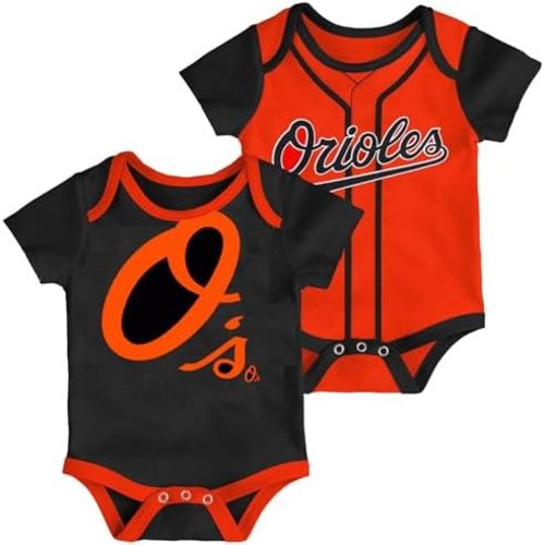 Outerstuff MLB Newborn & Infants 0-24 Months 2 Piece Team Graphic Creeper Bodysuit Romper Set