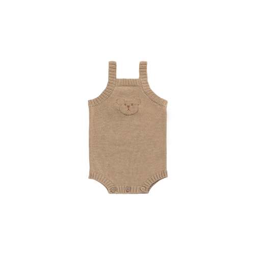 Ethan Playsuit - Toffee Marle 0-3 months