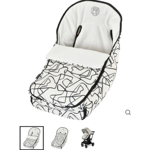 Stroller Footmuff in Squiggle