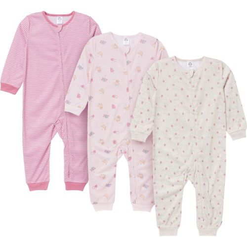 Gerber Toddler Girls' 3-Pack Footless Pajamas