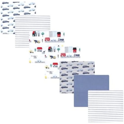 Luvable Friends Little Treasure Flannel Receiving Blankets 7pk