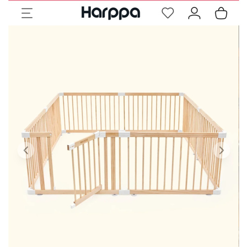 Harppa Grovi Baby Gate Playpen | for living room 6'x6.5'