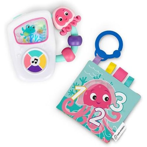 Baby Einstein Janet’s Sensational Sounds 2-Piece Musical Toy & Book Gift Set, Ages 3+ Months, for Boy or Girl