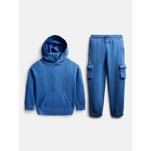 Wonder Nation Toddler Boys Fleece Hoodie and Cargo Pants Set, 2 Piece, Sizes 12M-5T