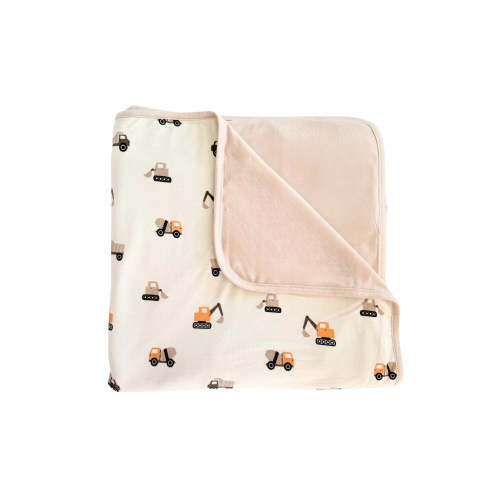 Double Sided Bamboo Kids Blanket in Little Builder | Caden Lane