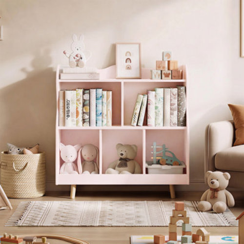 George Oliver Wooden Kids Bookcase with 3 spacious open shelves & Reviews | Wayfair