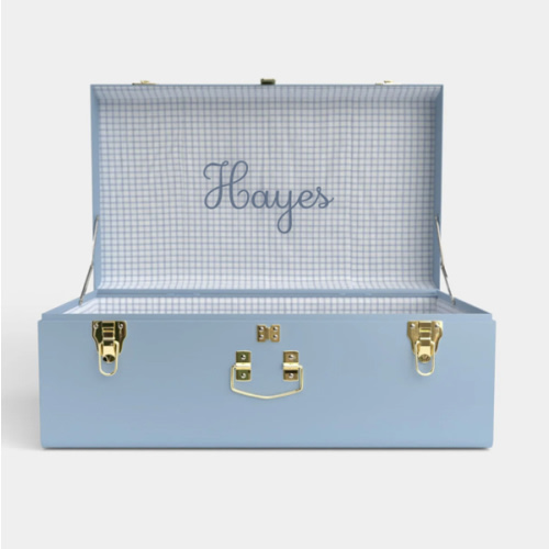 Grand Trunk - Light Blue - Picnic in Blue / Embroidery