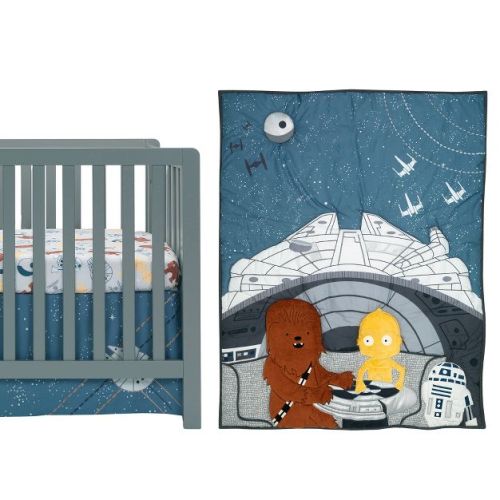 Lambs & Ivy Star Wars Signature Millennium Falcon 3-Piece Baby Crib Bedding Set