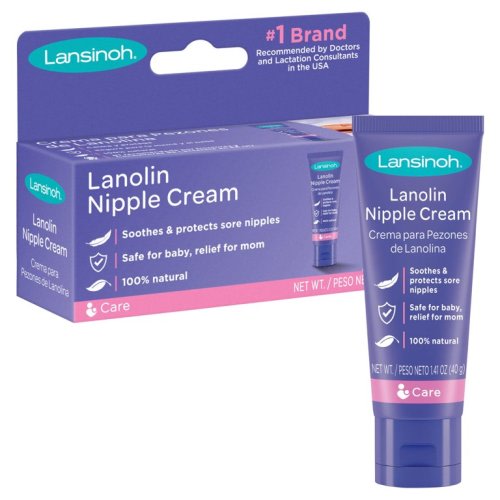 Lansinoh Lanolin Nipple Cream for Breastfeeding, 1.41 oz