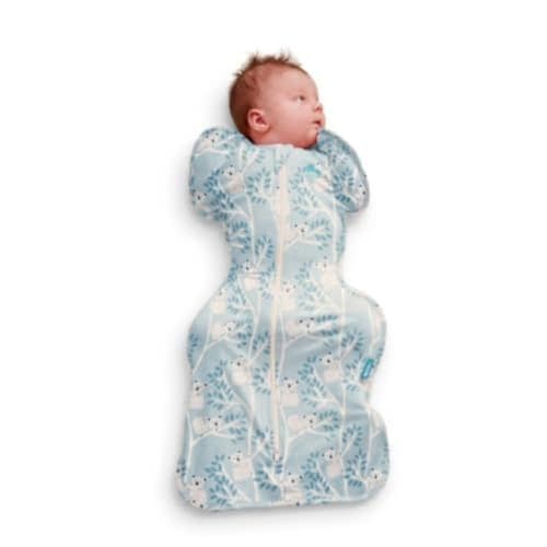 Love to Dream Swaddle Up, Baby Sleep Sack | 1.0 TOG, 8-13 lbs, Mini Koalas | Arms Up Swaddle Helps Baby Self-Soothe and Sleep Longer, Secure Fit Helps Calm Startle Reflex, Newborn Essentials 68–75F