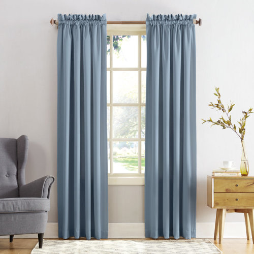 Basics by Wayfair™ Millen Wayfair Basics® Thermal Room Darkening Rod Pocket Curtain Panel & Reviews | Wayfair