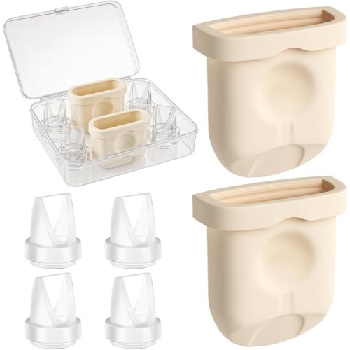 Breast Pump Replacement Parts 4 Duckbill Valves & 2 Silicone Diaphragms