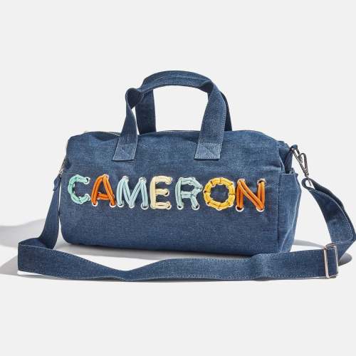 Thready to Go Kids' Custom Duffle - Dark Denim/Multi