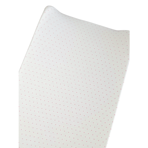 Stretch Changing Pad Cover, Pink Polka Dot – SpearmintLOVE