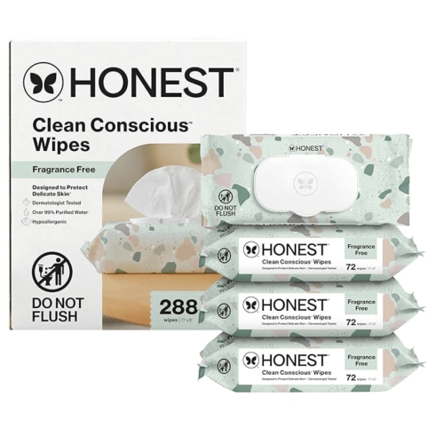 Honest Clean Conscious Baby Wipes - 288 count