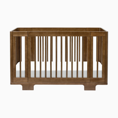 babyletto Yuzu 8-in-1 Convertible Crib with All-Stages Conversion Kits - Natural Walnut