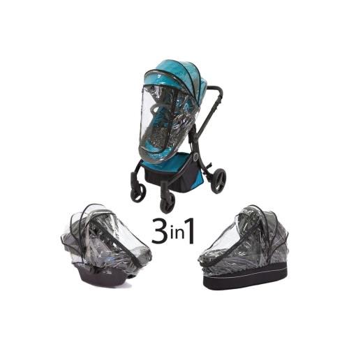 3-in-1 Rain Cover - Stroller Accessories for Car Seat, Bassinet & Stroller Seat, One Size