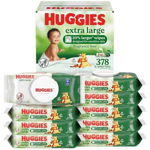 Huggies Extra Large Baby Wipes, Unscented, 21 Packs, 882 Wipes