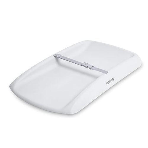 Ingenuity Comfy Clean Changing Pad, Waterproof EVA Foam, Easy-Wipe Cushion with Safety Strap & Non-Slip Bottom, Fits Standard 31 in x 17 in Tables, Newborn & Up