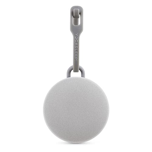 Yogasleep Hushh 2 Portable Sound Machine (Grey) for Baby and Kids, Backlit Buttons & Night Light, Durable, 6 Soothing Natural Sounds, Easy to Use Timer, Volume Control & Toddler Lock, Noise Canceling