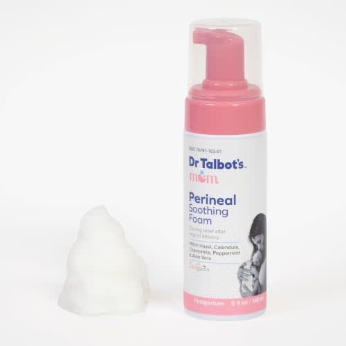 Dr. Talbot's Mom Witch Hazel Perineal Soothing Foam – Cooling Relief for Postpartum Care – 5 Fl oz