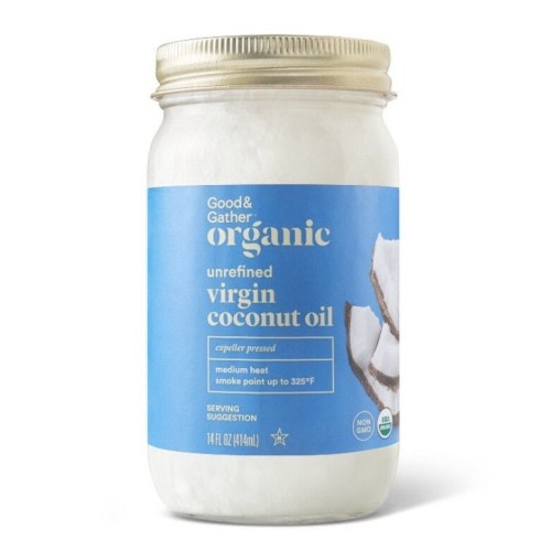 Good And Gather Organic Coconut Oil Unrefined Cold Pressed Virgin Oil 14 fl oz